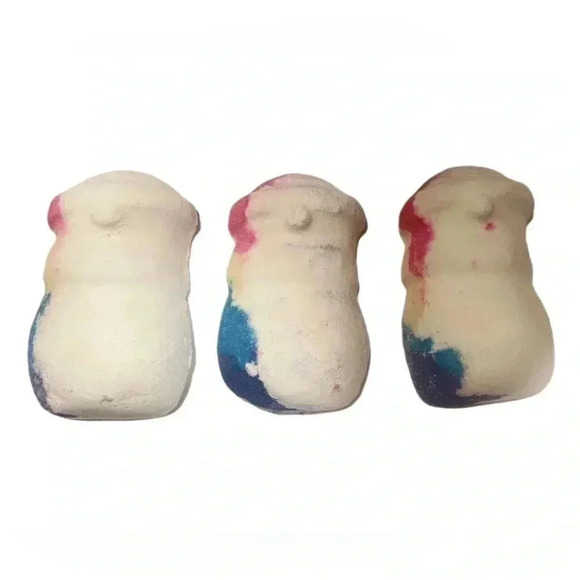 New Lush 3x “snowman dreaming“ freshly made by hand vegan naked relax bath bombs - Picture 2 of 3